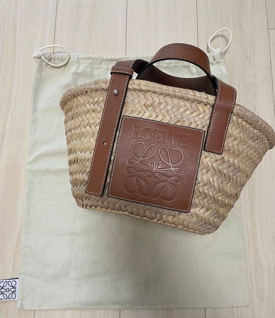 LOEWE かごバッグ ベージュ・ブラウン