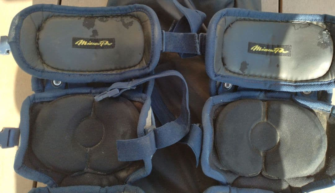 ミズノプロ　キャッチャー　レガース　プロテクター　軟式野球　一般