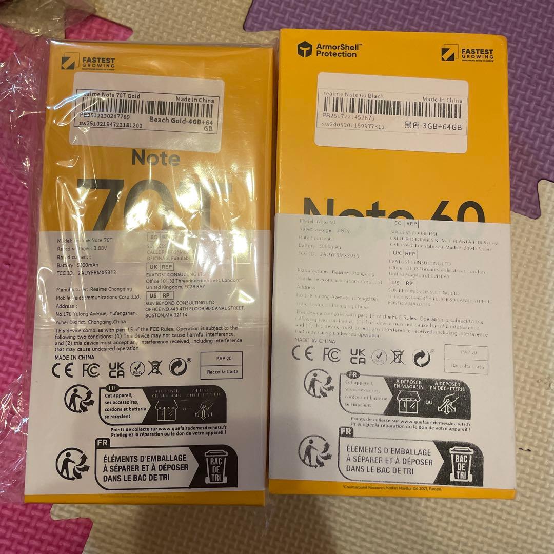 スマートフォン本体 Note 70T-note 60