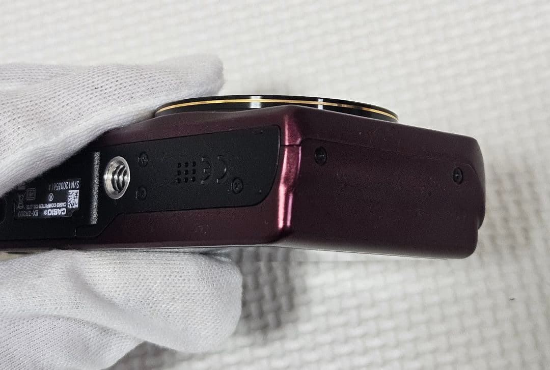 【美品】CASIO EXILIM ZR300 レッド レンズエラー有