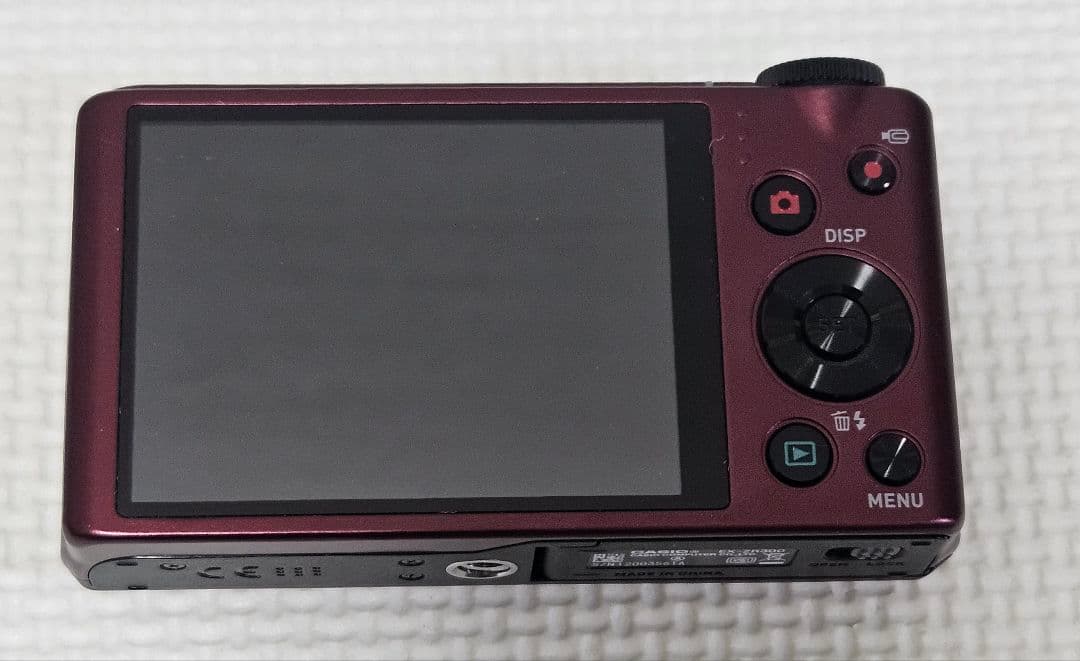 【美品】CASIO EXILIM ZR300 レッド レンズエラー有