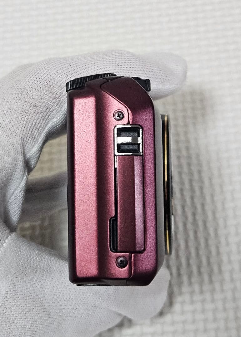 【美品】CASIO EXILIM ZR300 レッド レンズエラー有