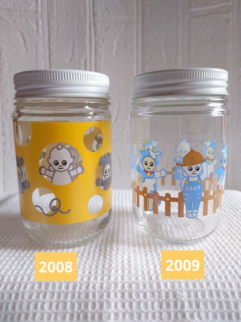 キューピーマヨネーズ　 空き瓶　干支シリーズ18年分　 コンプリートバラ売り不可