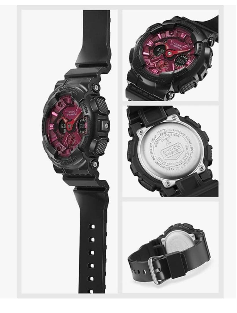 GMA-S120RB-1AJF ブラック/レッド 腕時計　Ｇショック