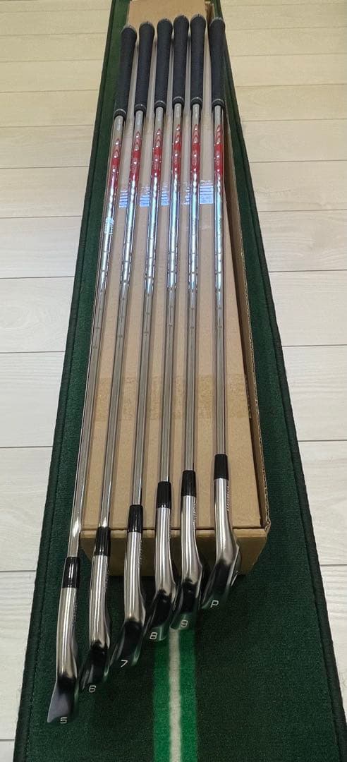 美品ミズノ 最新アイアン M-13 ５番〜PW モーダス105S 6本セット