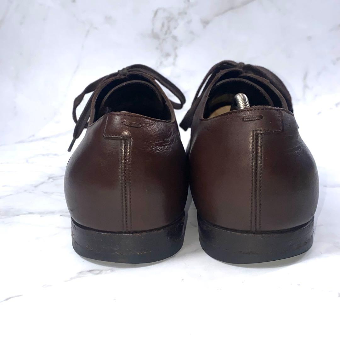 【美品】GUCCI グッチ ビジネスシューズ 革靴 ストレートチップ 27.5