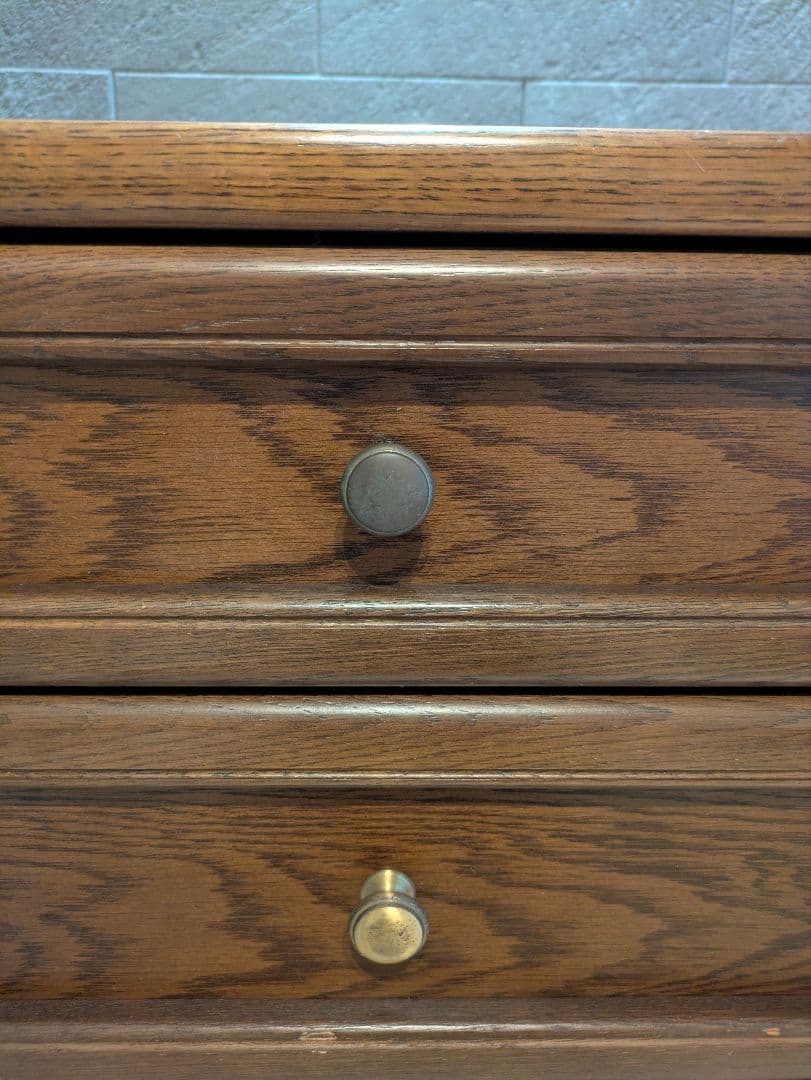 【karimoku】カリモク 4段 木製チェスト 小型タンス クラシックデザイン