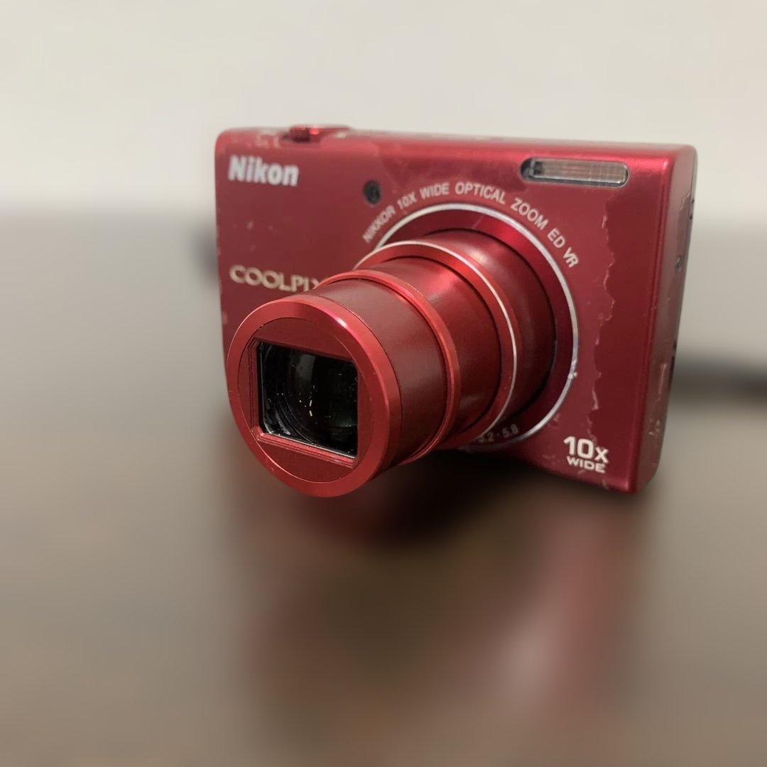 Nikon COOLPIX S6200 レッド 動作確認済