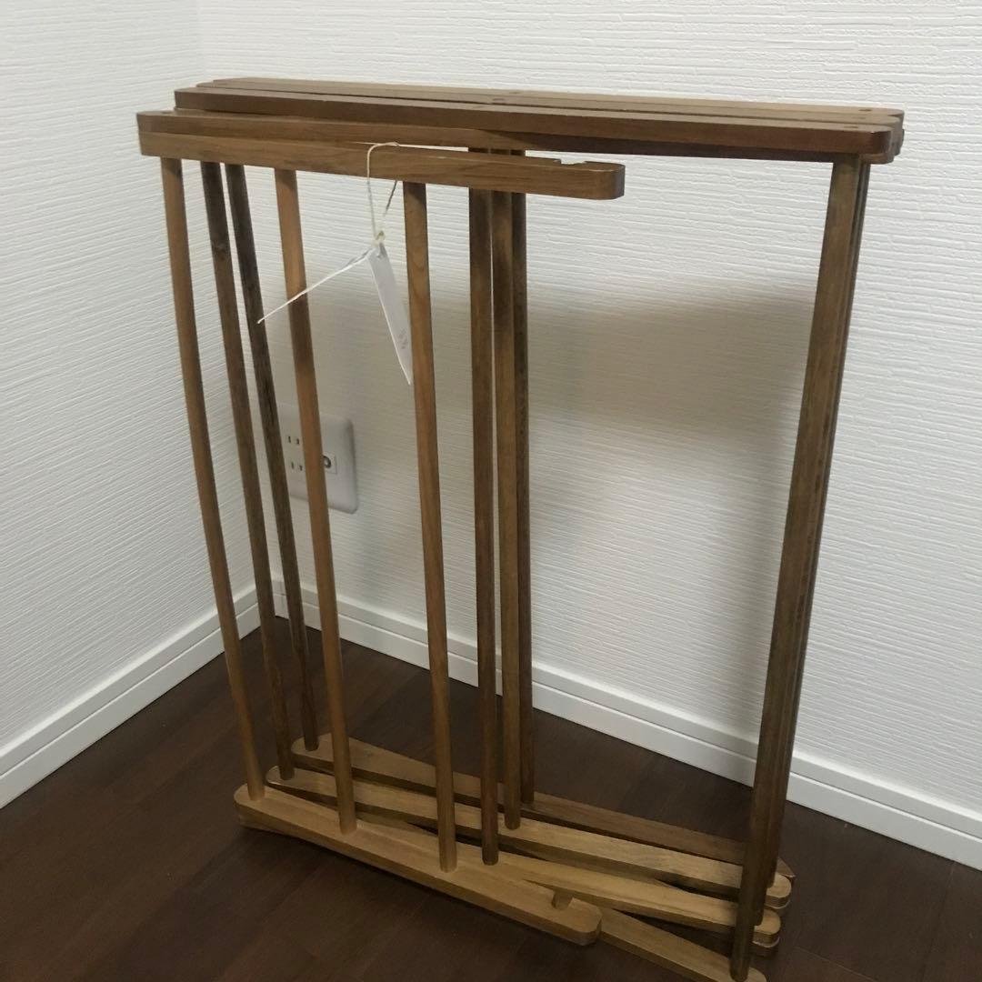 木製折り畳み洗濯物干し　ザラホーム