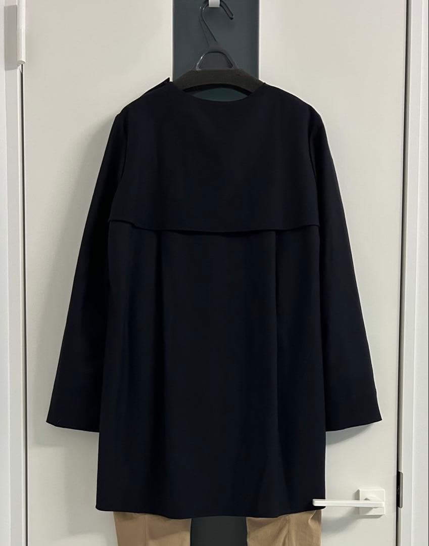 エンフォルド ネイビーサイドスリット 胸ポケット プルオーバー ブラウス