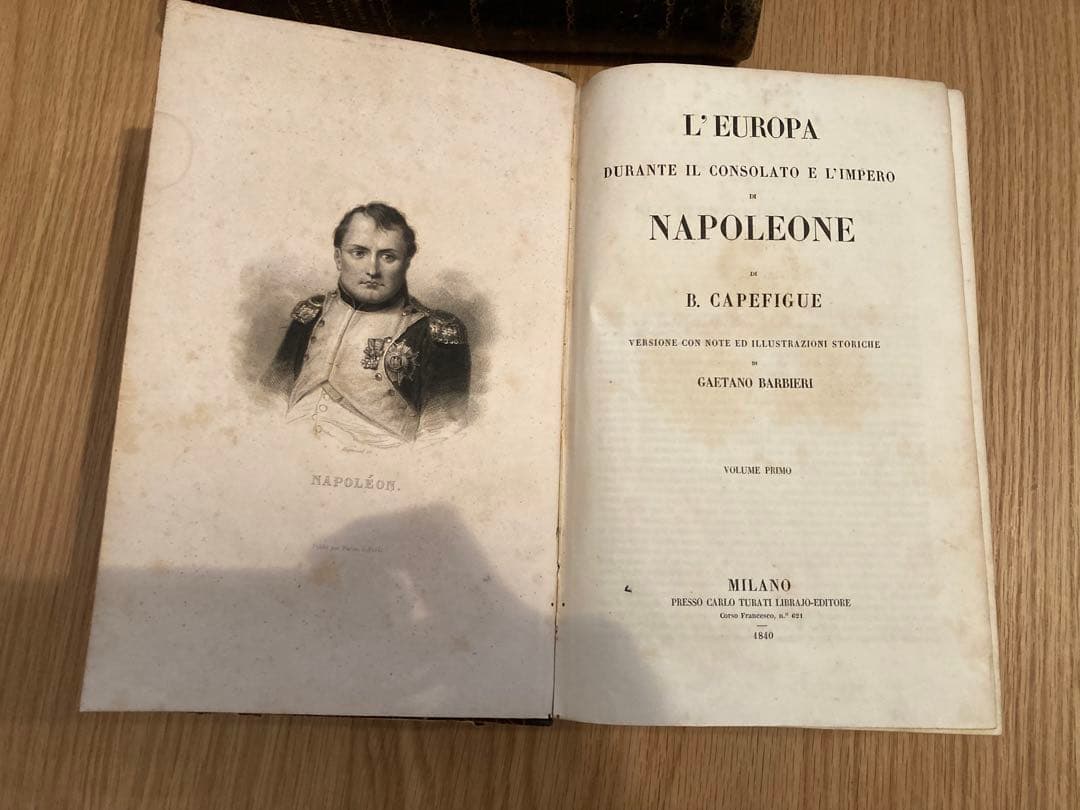 1840年　ナポレオン遠征記　全3巻揃