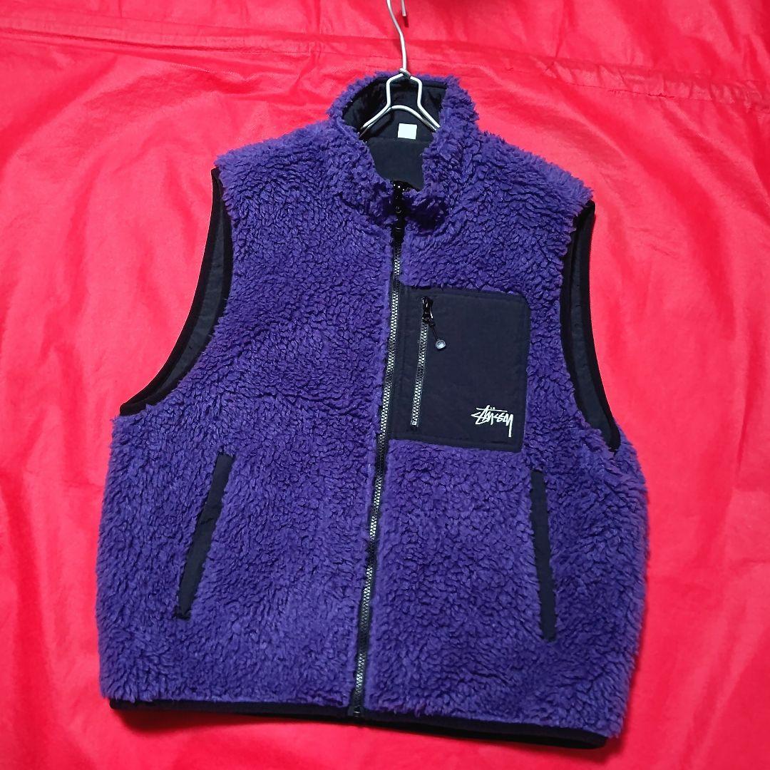 【希少・美品 】STUSSY / ステューシー リバーシブル ボアベスト