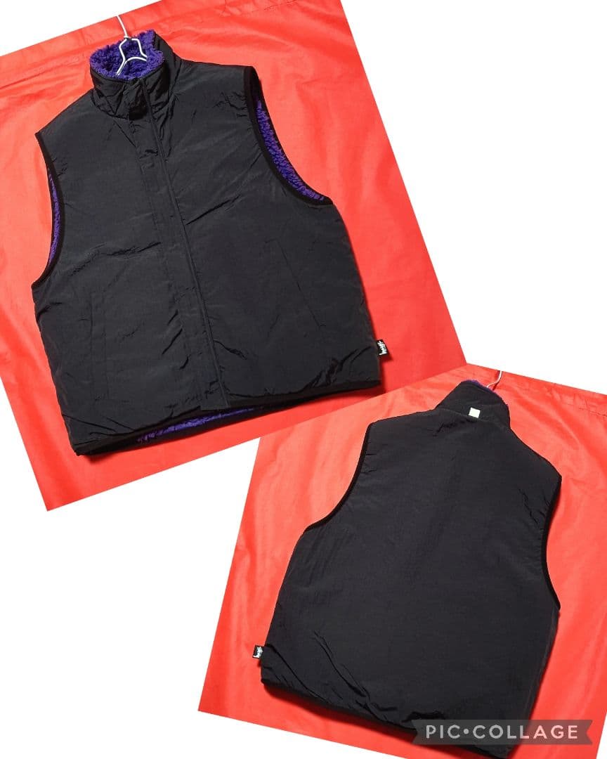 【希少・美品 】STUSSY / ステューシー リバーシブル ボアベスト