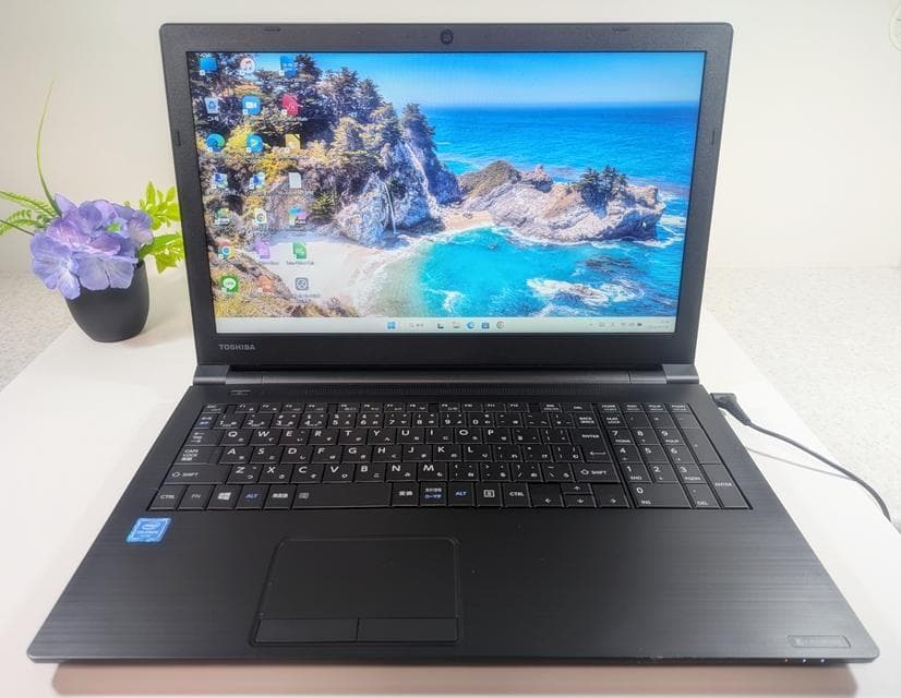 【美品】Win11✨高速128GB✨WEBカメラ✨すぐ使える✨ノートパソコン