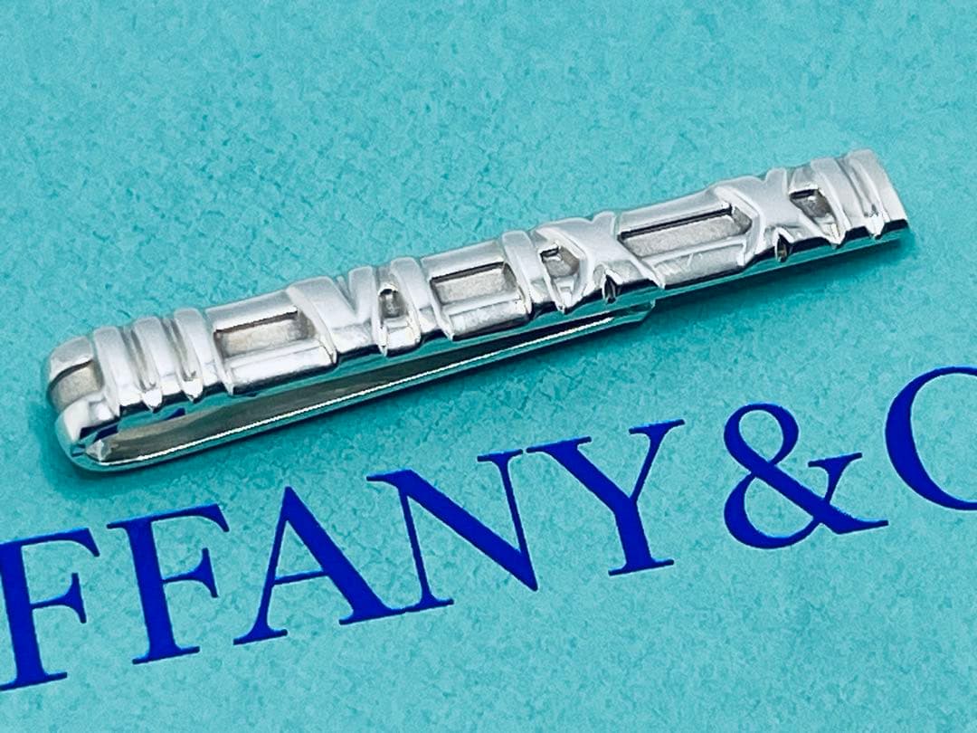 c819 美品　ティファニー　アトラス　1995 ネクタイピン　シルバー　925