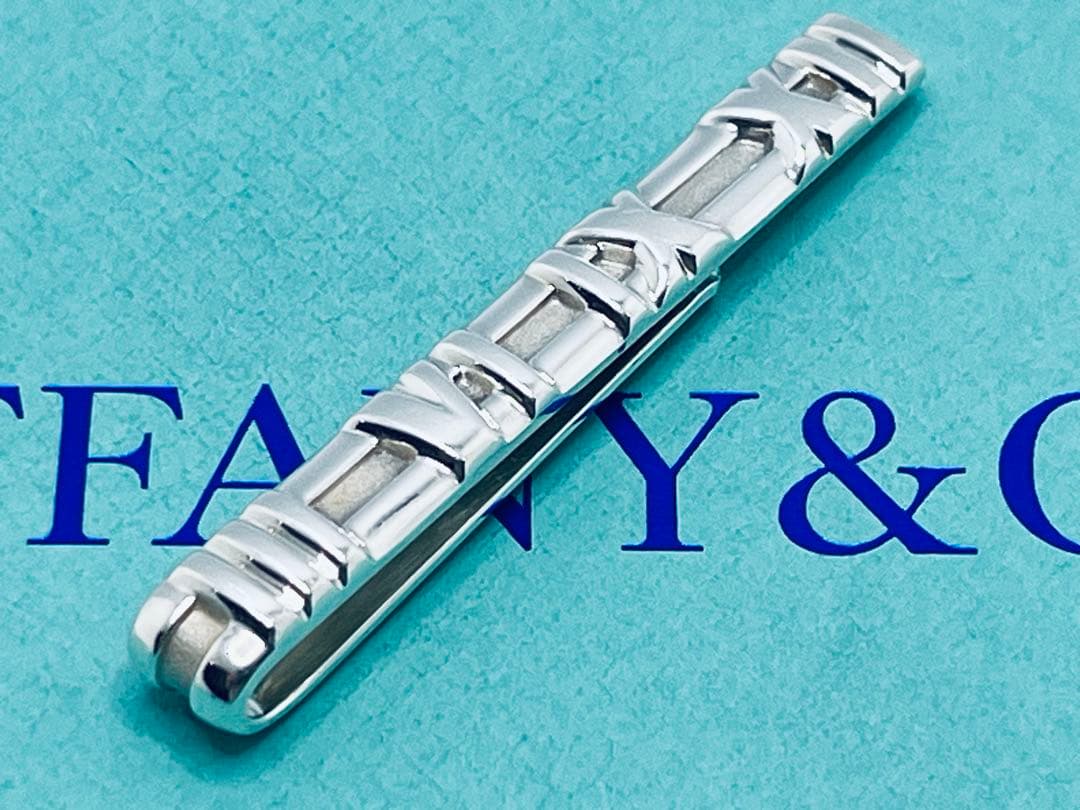 c819 美品　ティファニー　アトラス　1995 ネクタイピン　シルバー　925