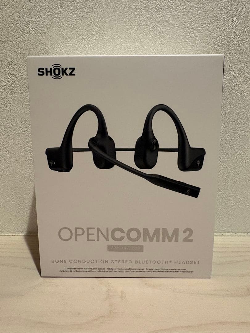 SHOKZ OPENCOMM 2 2025 Upgrade骨伝導ヘッドセット