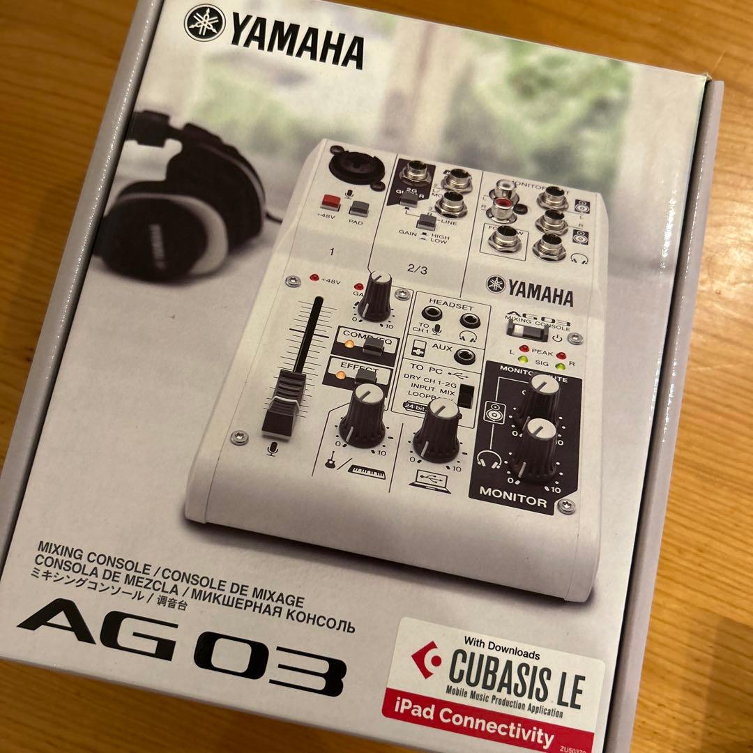 YAMAHA AG03 オーディオインターフェイス 箱説明書付き