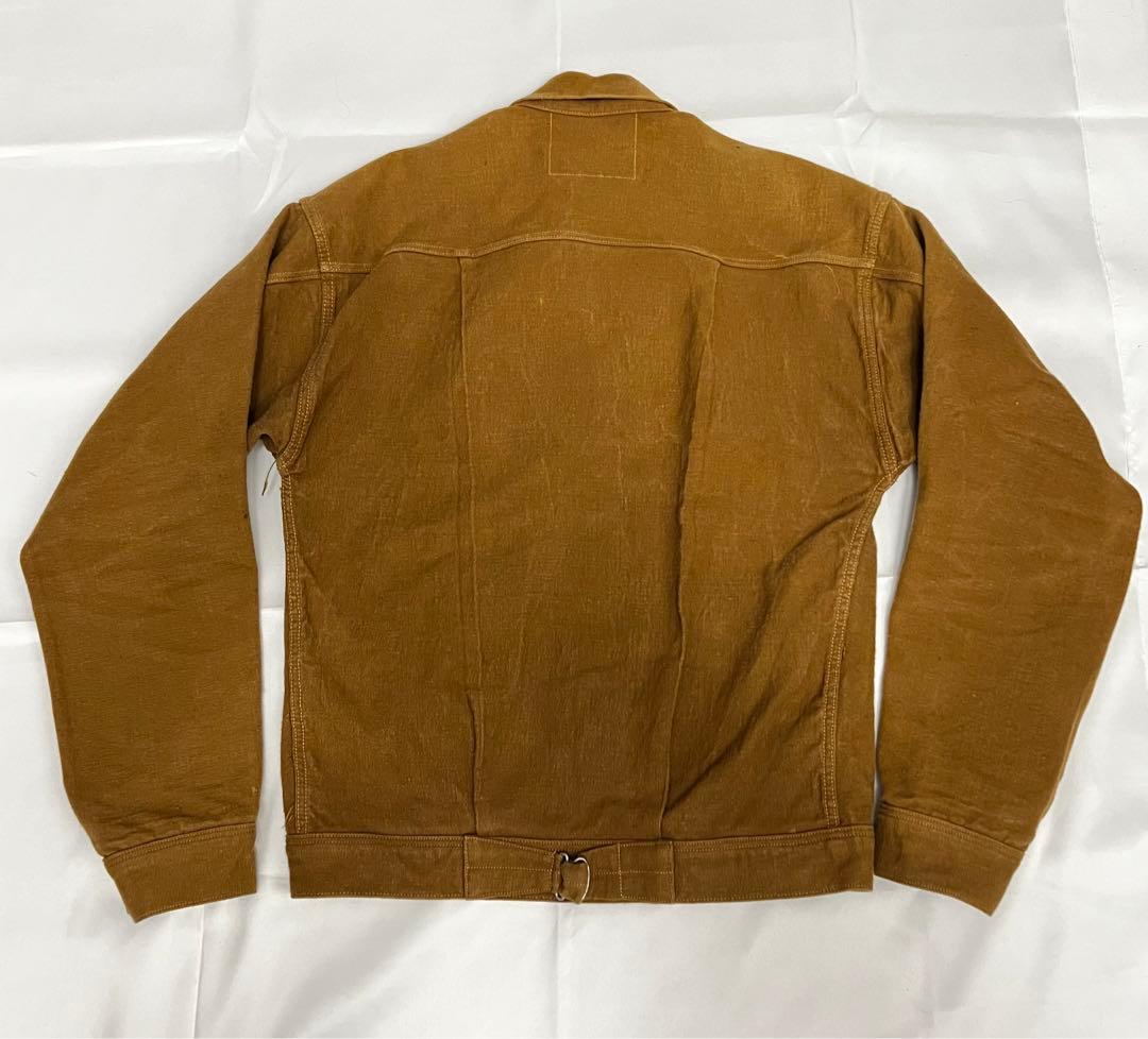 へラーズカフェ　ウェアハウス　ノンパレイル　ブラウス　ブラウン　ダック