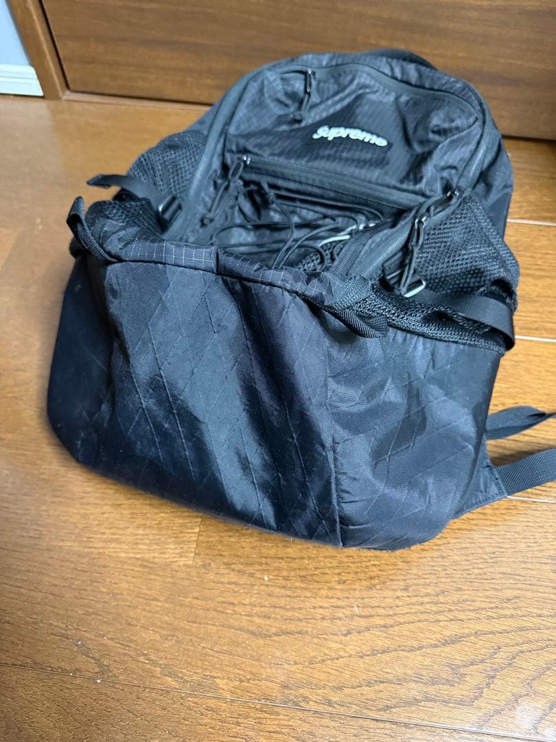 Supreme ブラック バックパックSupreme シュプリーム 2023aw