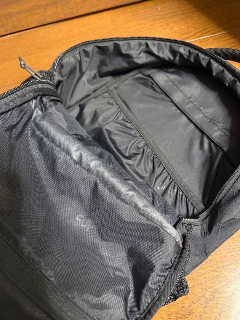 Supreme ブラック バックパックSupreme シュプリーム 2023aw
