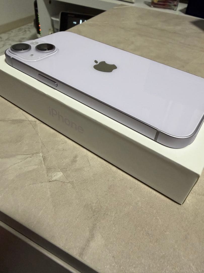 【美品】Apple iPhone 14 128GB パープル 本体