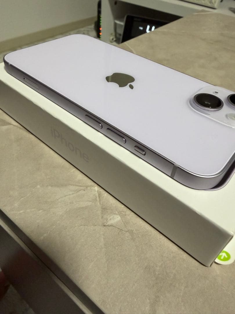 【美品】Apple iPhone 14 128GB パープル 本体