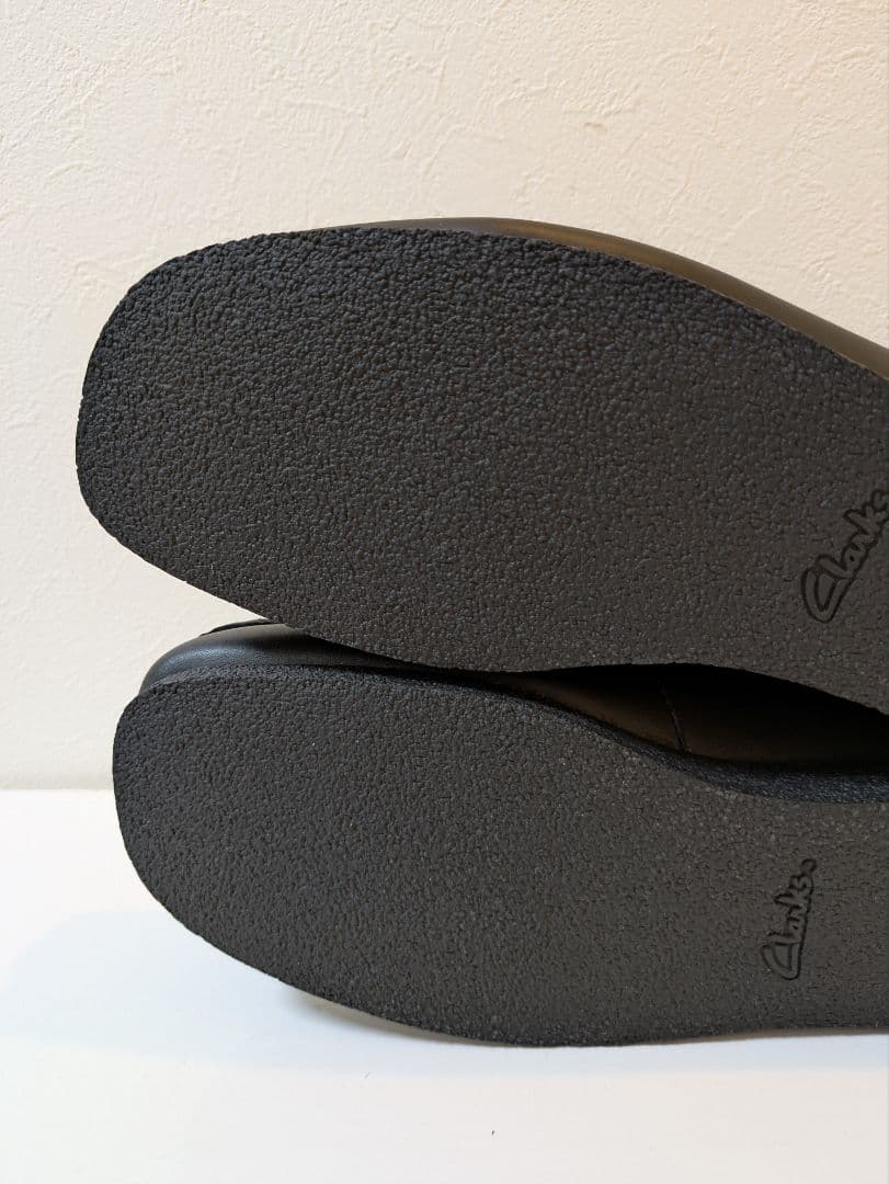 Clarks クラークス ワラビーエヴォウォータープルーフ ブラックレザー