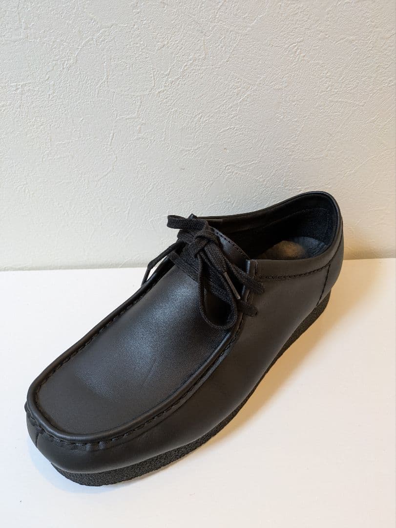 Clarks クラークス ワラビーエヴォウォータープルーフ ブラックレザー