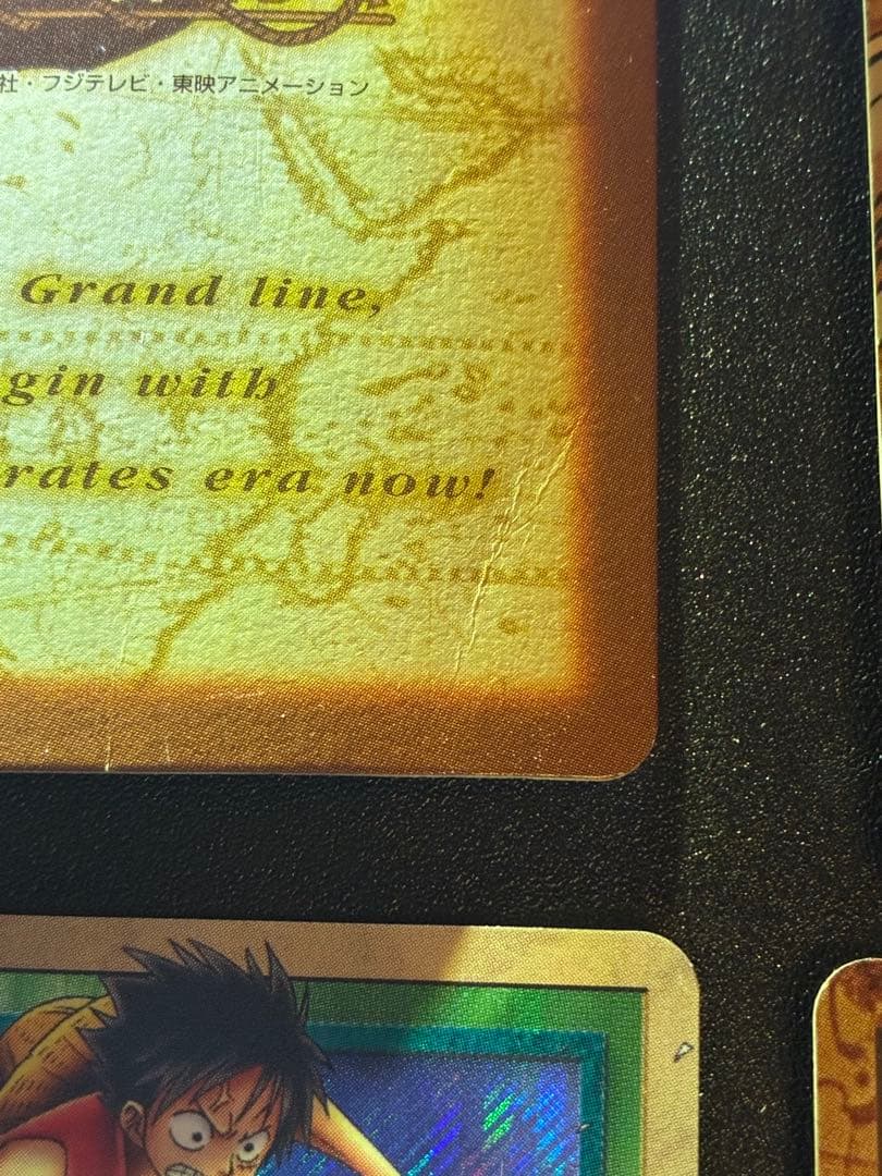 初期　旧　ワンピースカード　ルフィ　ミホーク　4枚セット