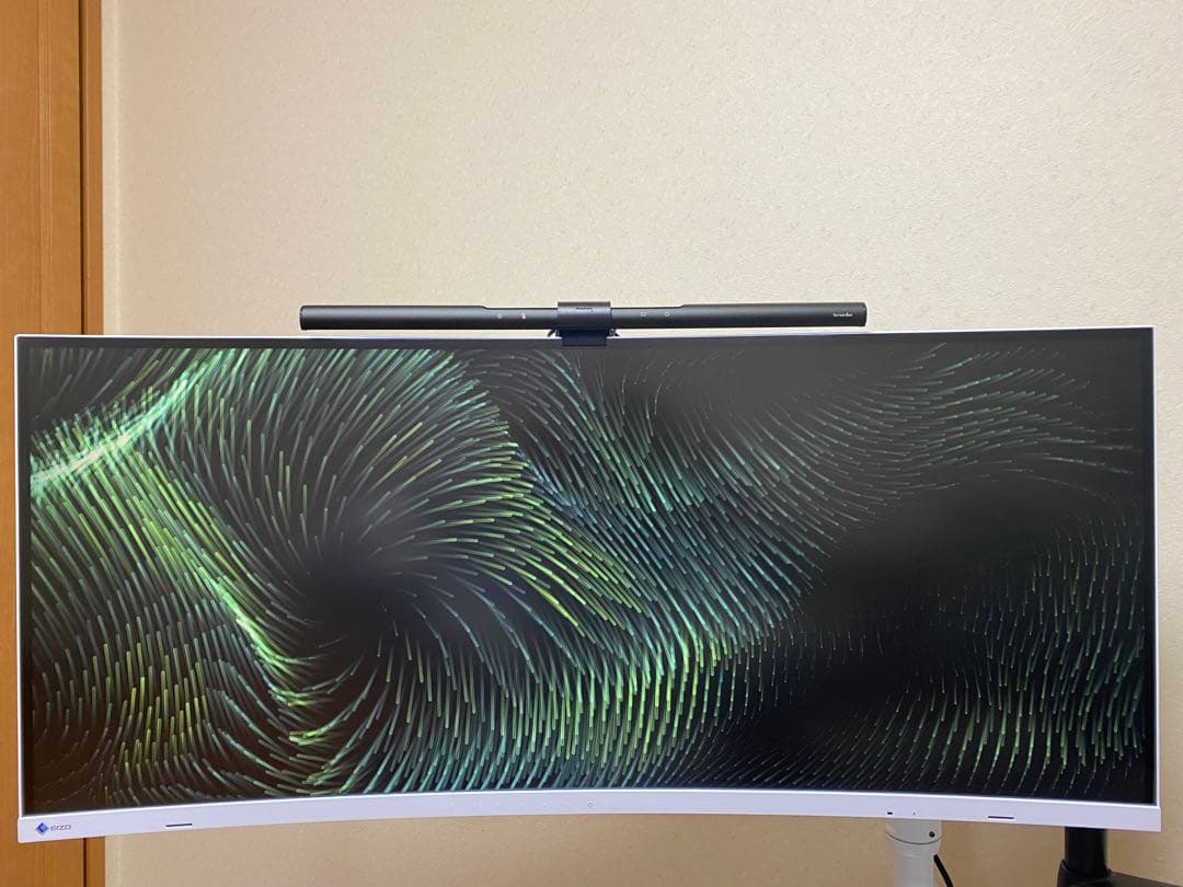 【極美品/保証有】EIZO 湾曲大型モニター 白EV3895-WT 定価20万超