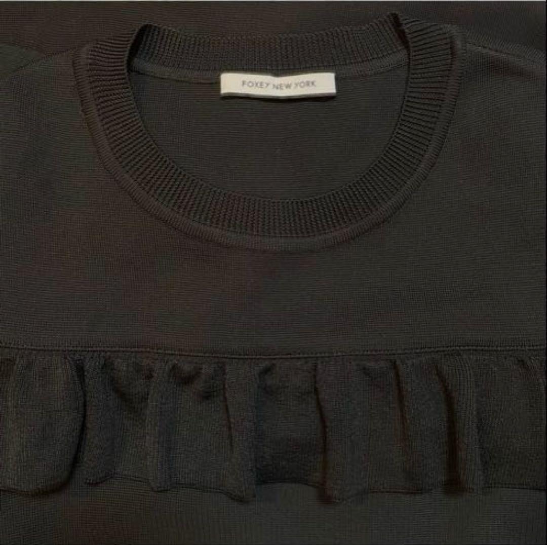 SNKL フォクシー FOXY フリル ニット ワンピース 滝沢眞規子さん