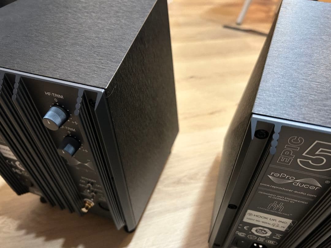 reProducer Audio Epic5 ペア モニタースピーカー ブラック