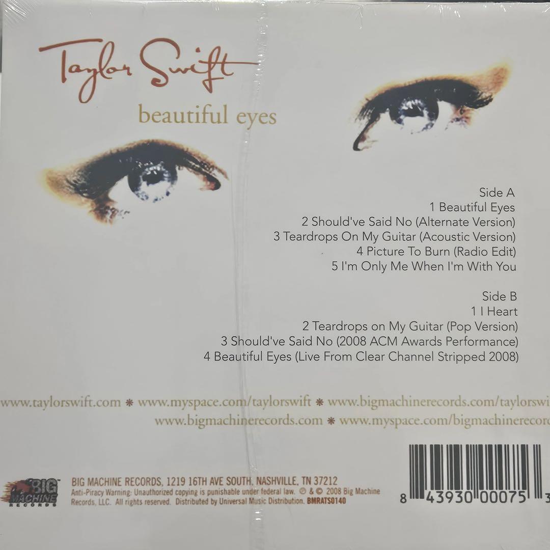 洋楽 Taylor Swift Beautiful Eyes Vinyl Record