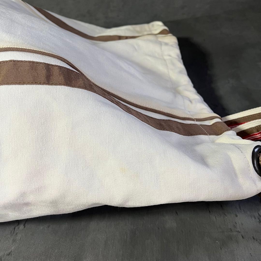 ボッテガヴェネタ キャンバスボンサック ワンショルダーバッグ