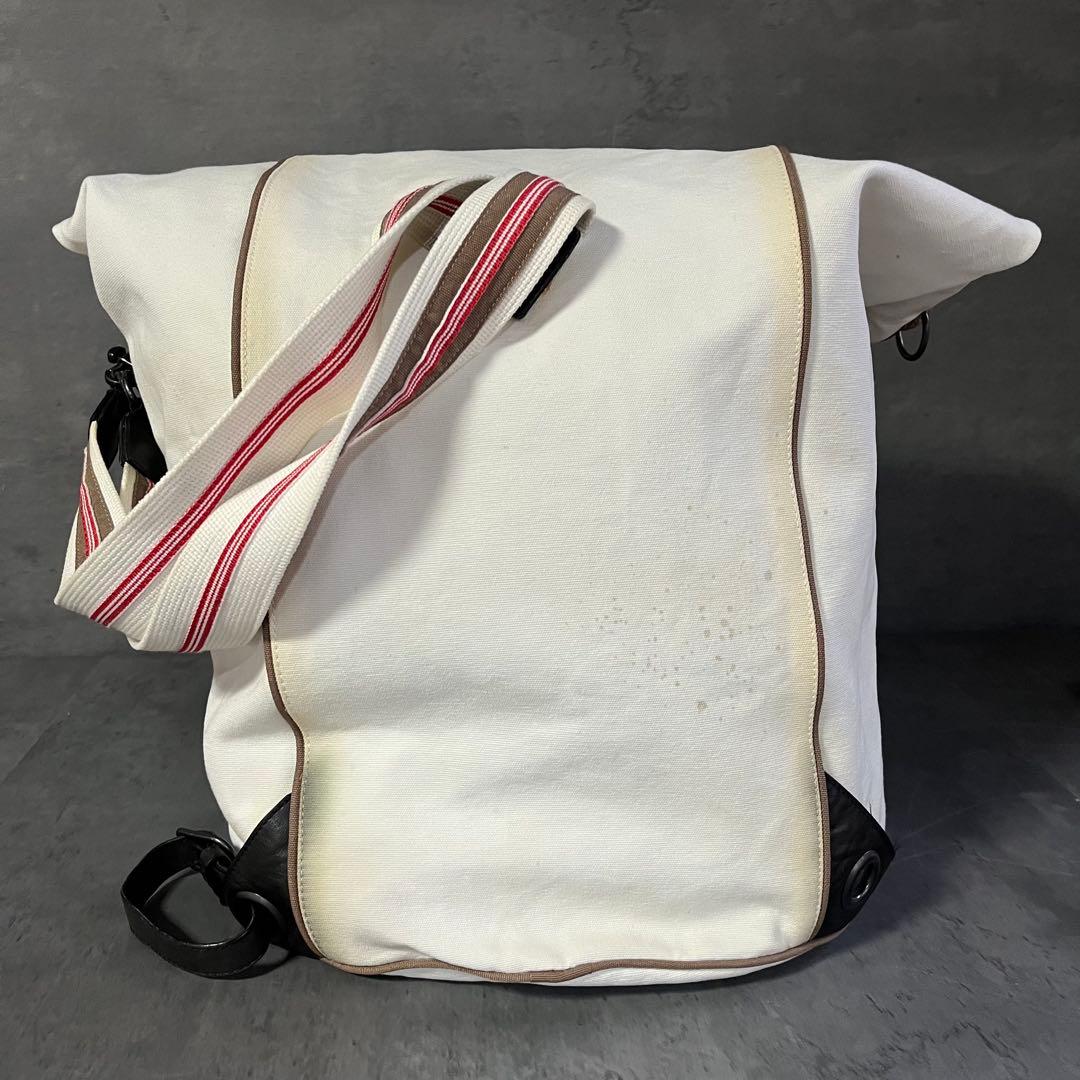 ボッテガヴェネタ キャンバスボンサック ワンショルダーバッグ