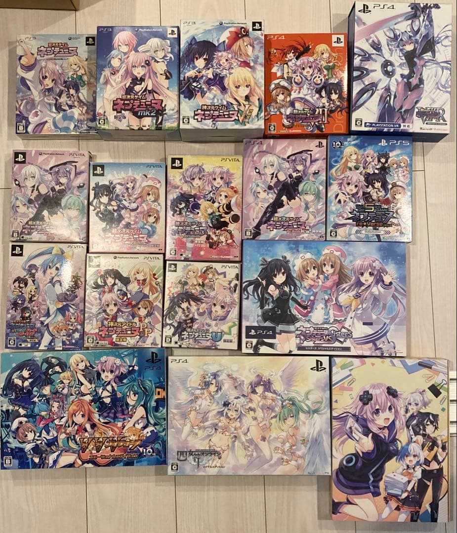 PS3 PS4 PS5 PSvita ネプテューヌ 限定版ソフトまとめ売り