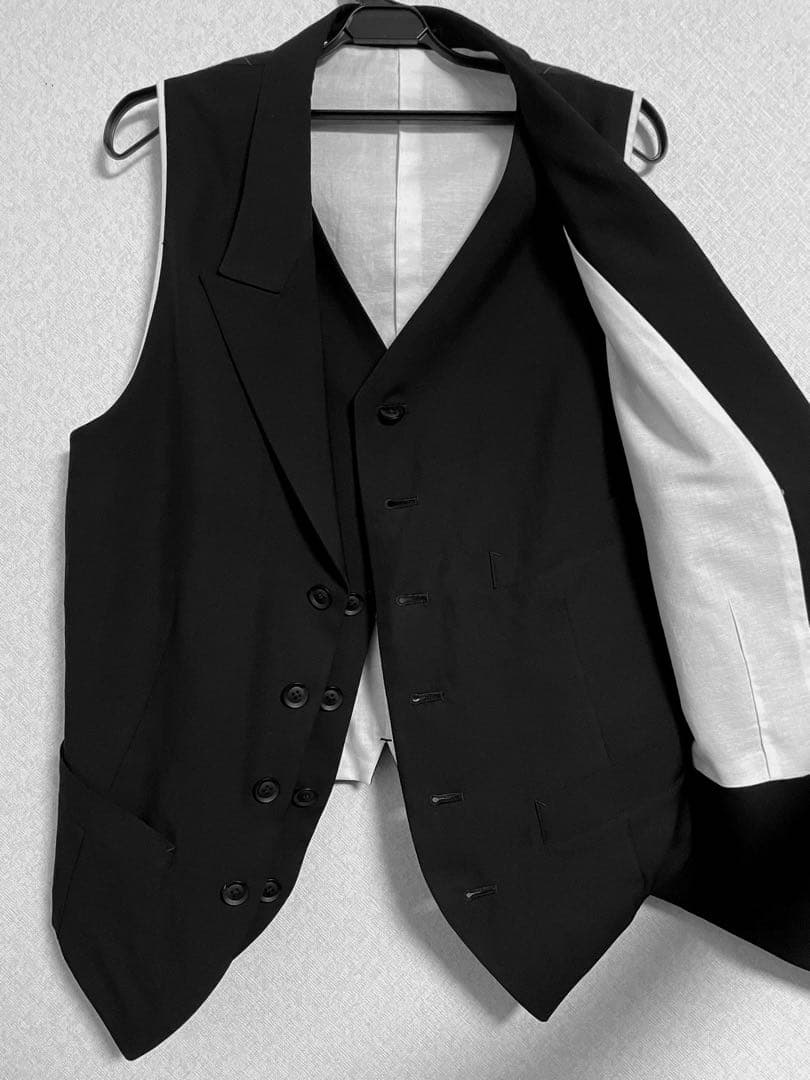 Yohji Yamamoto POUR HOMME 2024ss 前二重ベスト