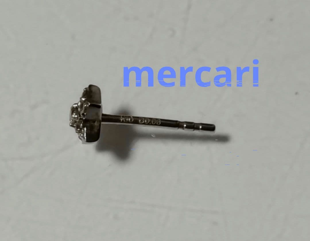 K10☆サークルダイヤピアス片耳