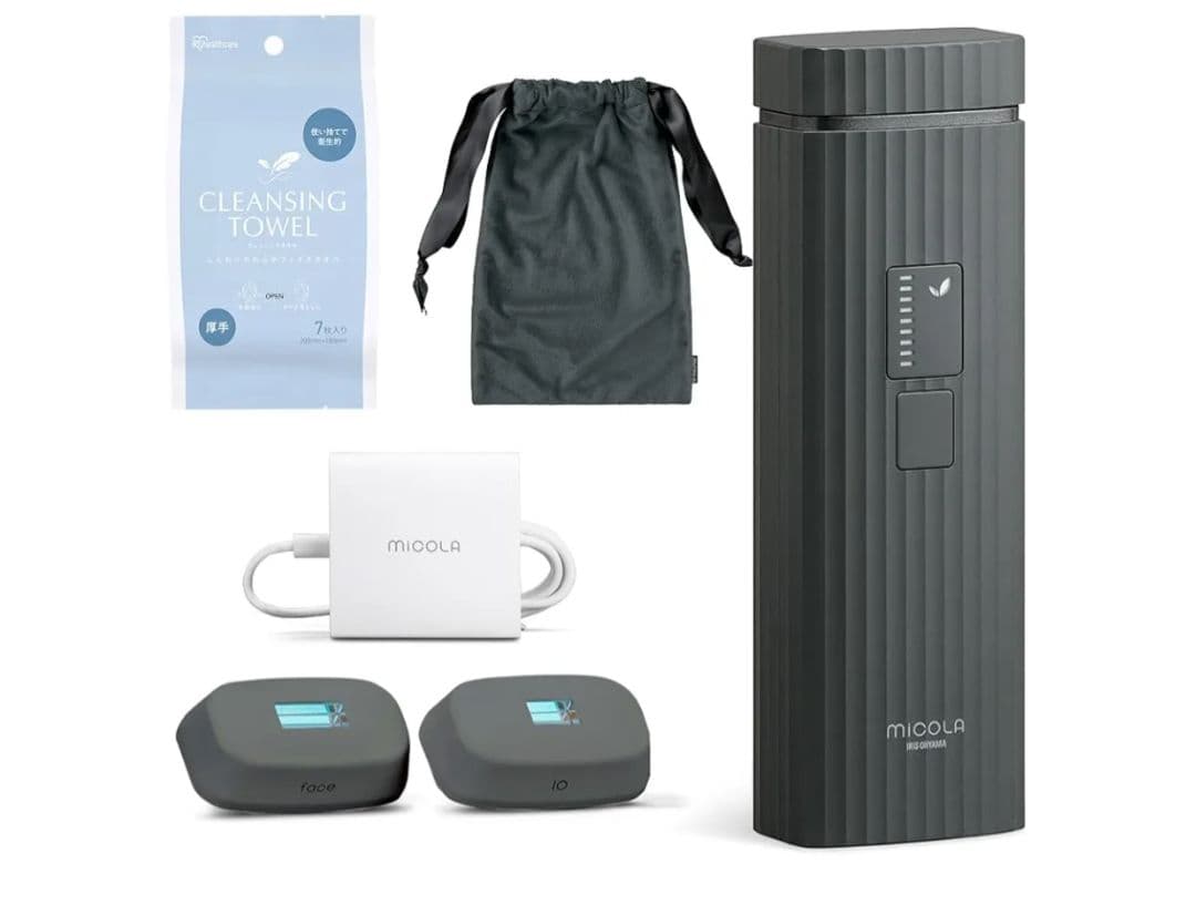 アイリスオーヤマ LB-M101-H IPL光美容器 MiCOLA ダークグレー