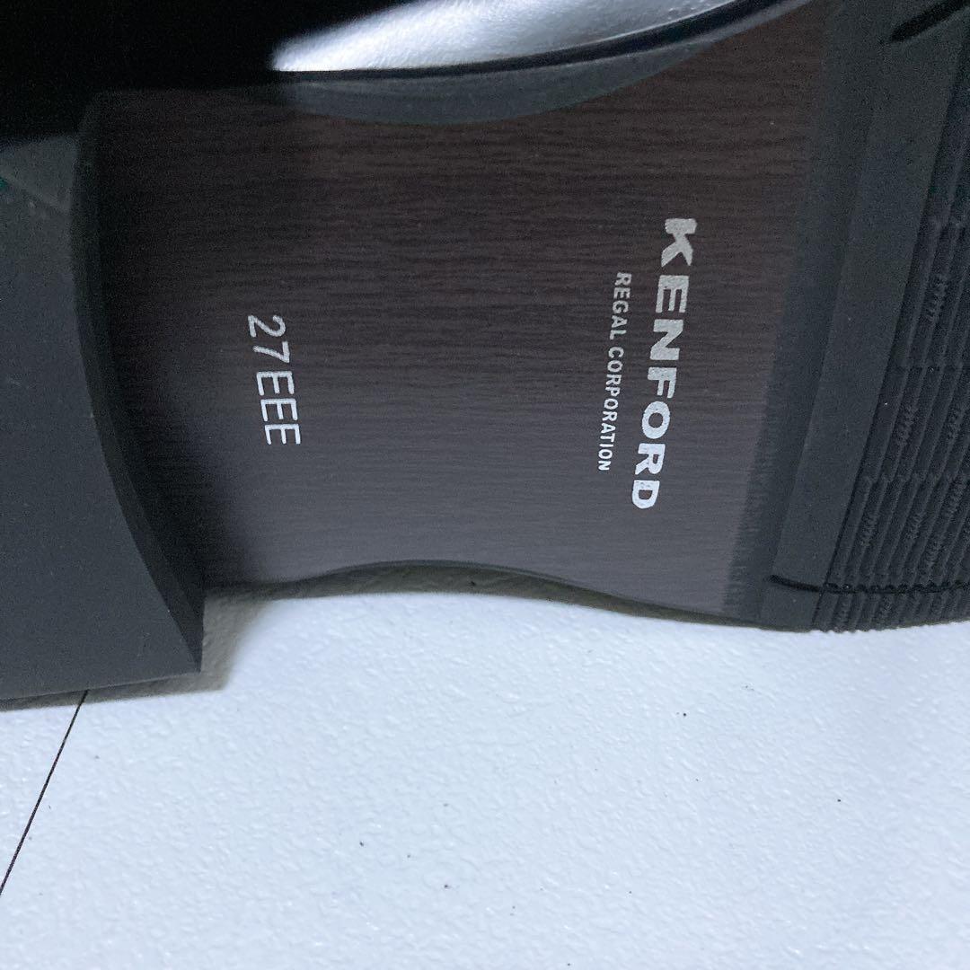 新品 ケンフォード リーガル ビジネスシューズ ストレートチップ 本革 黒 27