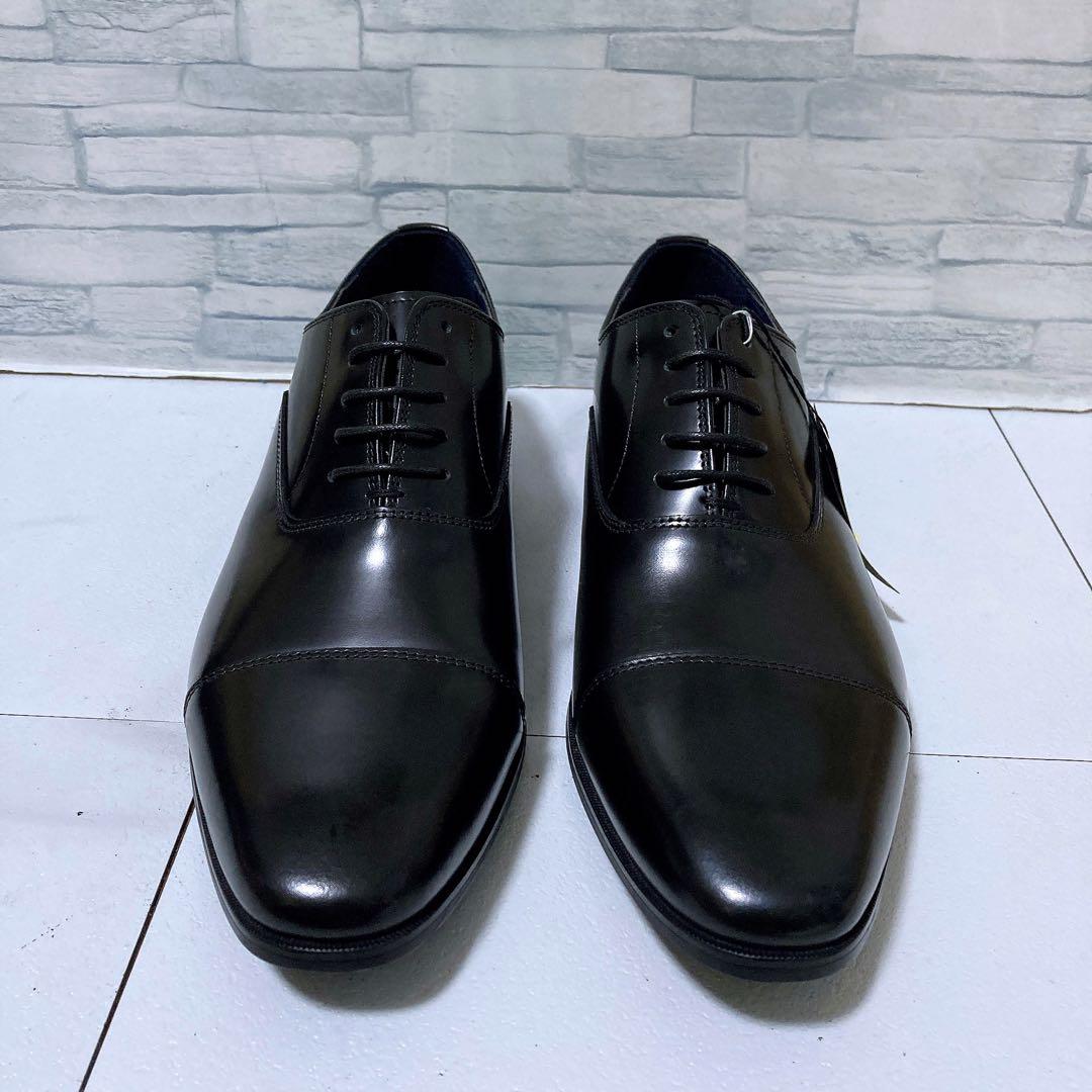 新品 ケンフォード リーガル ビジネスシューズ ストレートチップ 本革 黒 27