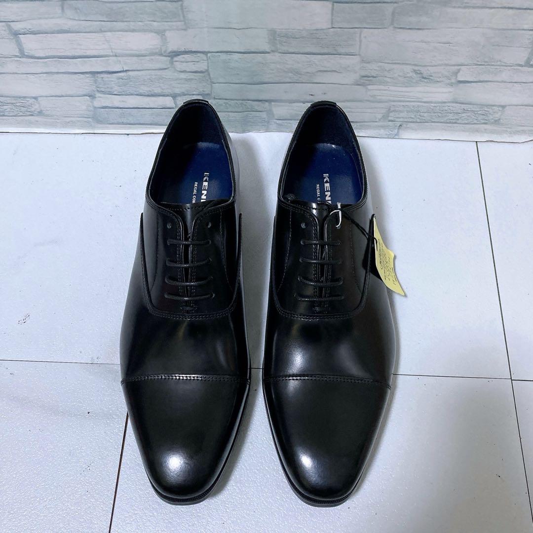 新品 ケンフォード リーガル ビジネスシューズ ストレートチップ 本革 黒 27