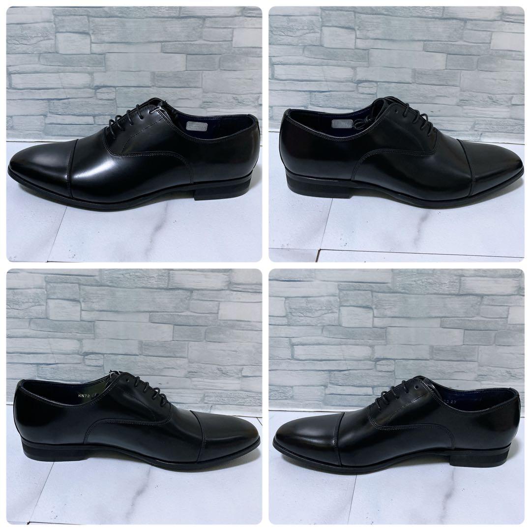 新品 ケンフォード リーガル ビジネスシューズ ストレートチップ 本革 黒 27