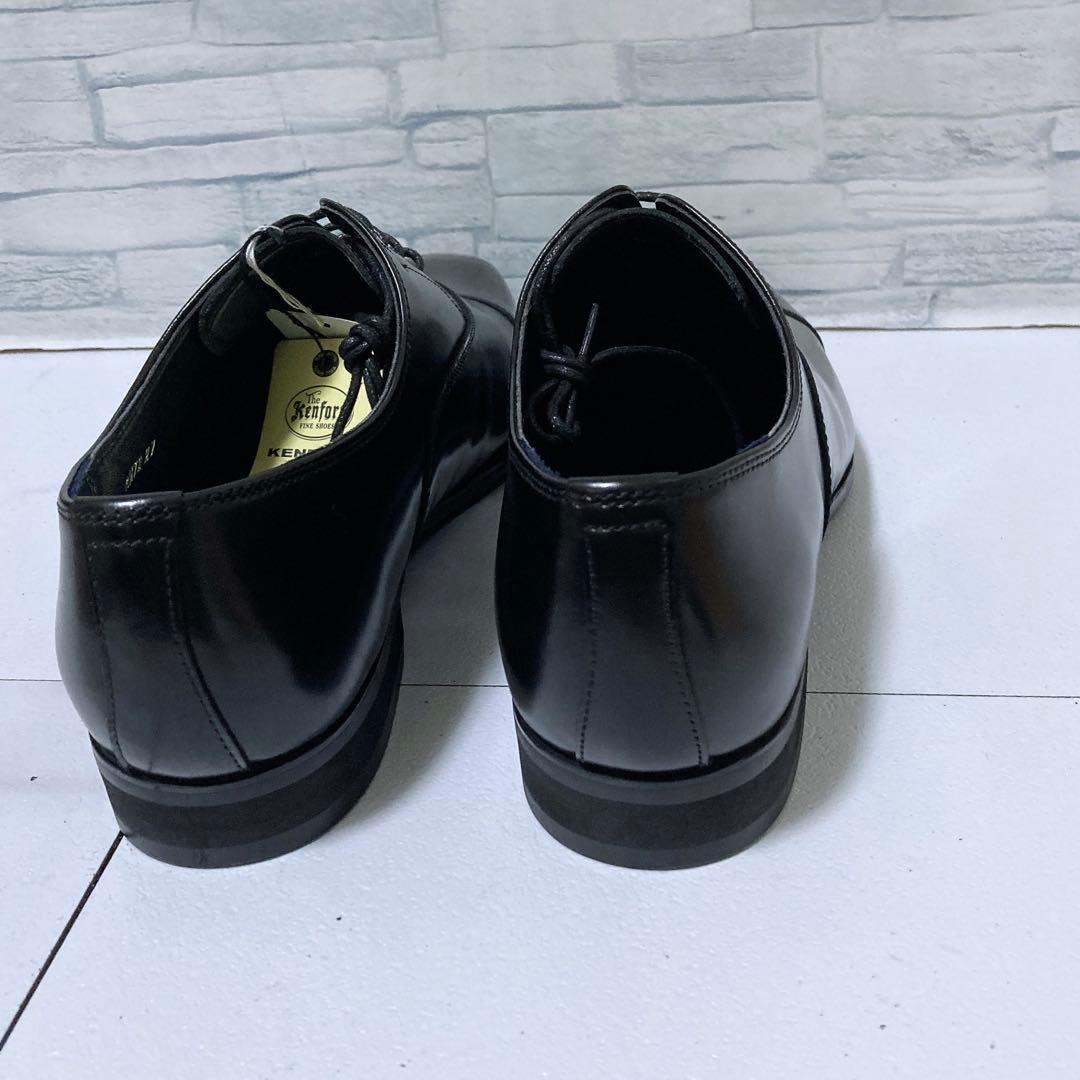 新品 ケンフォード リーガル ビジネスシューズ ストレートチップ 本革 黒 27