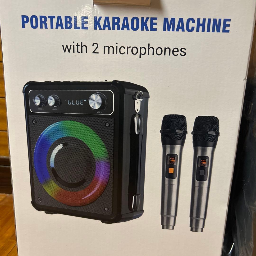 【新品未使用】ポータブルカラオケマシーン T-03