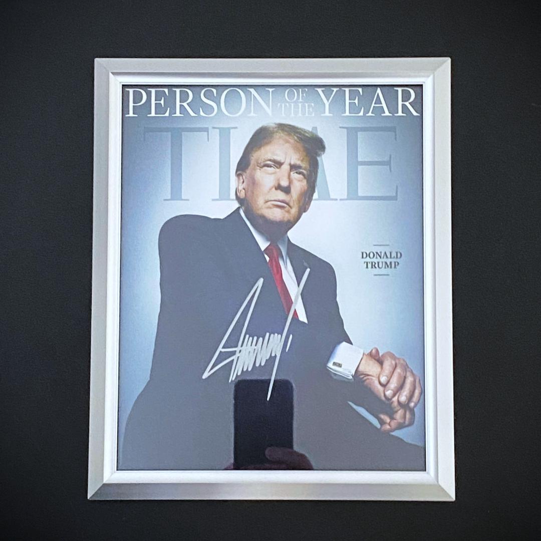 【レア】ドナルド・トランプ★直筆サイン入りフォト★証明書付