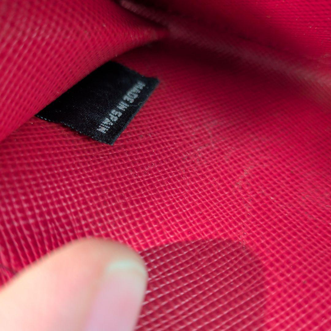 【ギャランディカード有】PRADA 財布 ミニウォレット ケース 赤