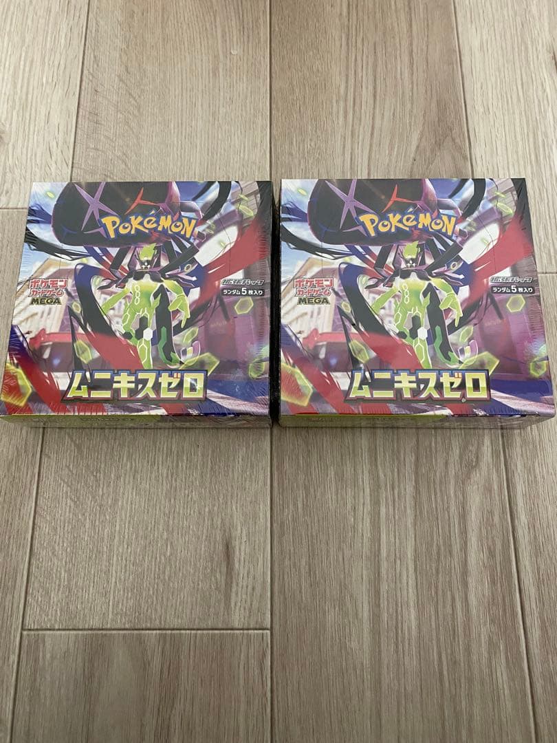 12時間発送　ポケモンカード　ムニキスゼロbox　シュリンク付き