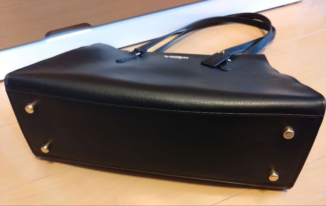 himawari☆COACH トートバッグ 黒 レザー